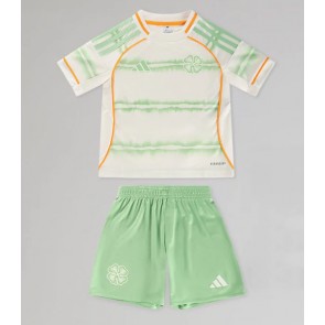 Celtic Tredjetrøje Børn 2025-26 Kortærmet (+ Korte bukser)